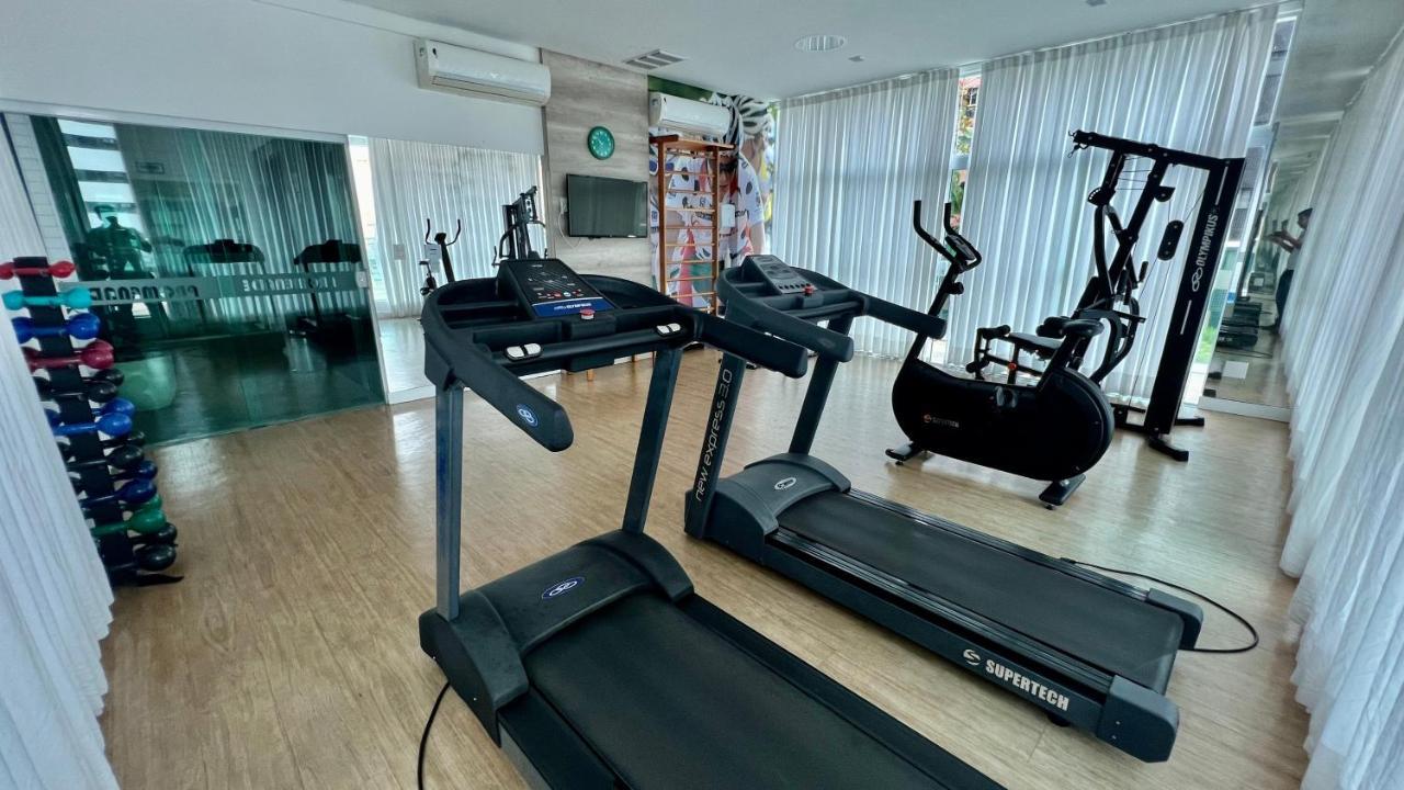 Edf Promenade - Apartamento Com 2 Quartos Climatizados A 150M Da Beira-Mar De Ponta Verde - Piscina, Academia, Sauna, Lavanderia, Home Cine, Churrasqueira, Salao De Jogos, Area Kids Maceio  Luaran gambar